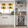 thumbnail image 3 of LALILO Kitchen Curtain Valance Sea Landscape Beach Turkey Rod Pocket Window Curtain 52"x 18" Set of 2, 3 of 7