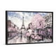 thumbnail image 3 of Cuadro Paris Rosa Pareja Lienzo Canvas Artístico No Sintetico Tipo Oleo 60x90cm, 3 of 4