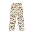 thumbnail image 4 of Kdxio Butterfly Flowers Print Men's Sleep Pajama Pant Lounge Pants with Pockets, 4 of 8