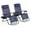 Blue/2-Pack/65.90 x 25.50 x 43.30 inch, variant on Alvantor 2-Pack Zero Gravity Lounge Chairs,Folding Recliners with Pillow & Cup Holder for Outdoor Patio, Pool, Beach