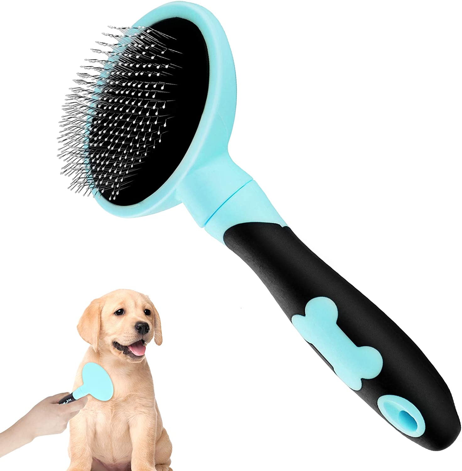 Dog Slicker Grooming Brush Cat Long & Short Hair Brushes Dogs Small