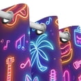 thumbnail image 3 of Neon Party Icons and Instruments Blackout Curtains for Living Room Bedroom 55W x 54L Insulated Window Drapes 2 Panels, 3 of 5