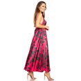 thumbnail image 3 of Sakkas Niza Women's Maxi Summer Casual Sleeveless Floral V neck Loose Long Dress - 81-Multi - One Size, 3 of 5