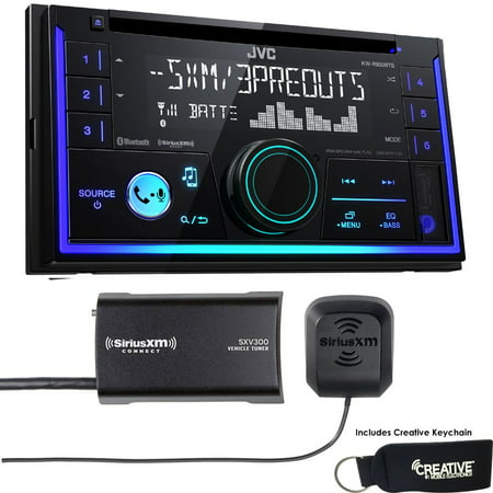 JVC KW-R930BTS Double DIN Bluetooth In-Dash Car Stereo, SiriusXM Tuner (Best Jvc Double Din)