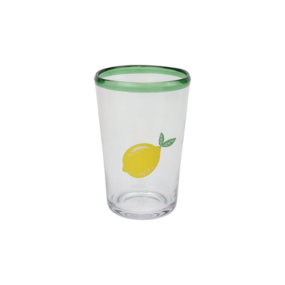 Hometrends Gobelet en Acrylique Imprimé Citron 563mL