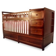 AFG - Daphne Children Crib & Changer Combo, Cherry
