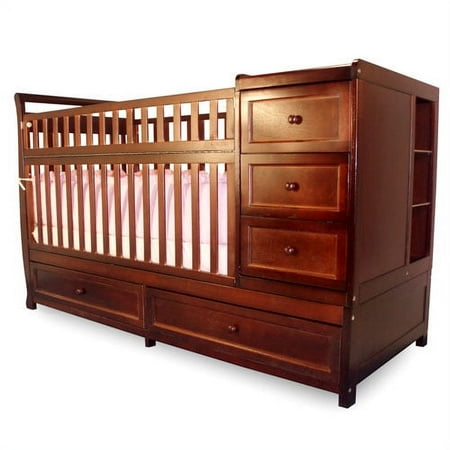 AFG - Daphne Children Crib & Changer Combo, Cherry