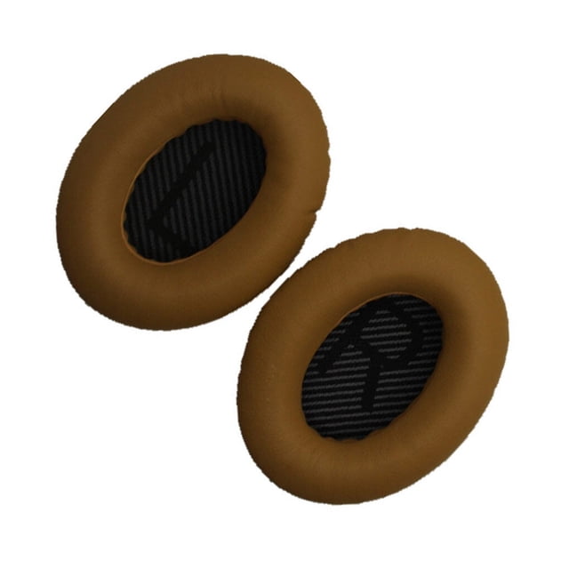 Injueey Almohadillas para los oídos Cojín Auriculares profesionales Protección auditiva Orejeras Piezas de repuesto para auriculares Bose Relojes inteligentes Caqui+Negro