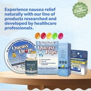 Three Lollies Queasy Wrist Bands - Natural Nausea Relief & Sickness Prevention - Travel & Motion Sickness Bands - Relief from Nausea - White - 1 ct (2 Wrist Bands)