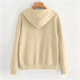 thumbnail image 5 of Hoodies for Women Halloween Long Sleeve Sweatshirt Classic Print Zip Casual Tops With Pockets Fleece Lined, 5 of 5