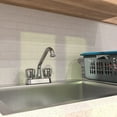 thumbnail image 2 of Belanger High-Arc 2-Handle Centerset Pull-Out Laundry Tub Utility Sink Faucet, Polished Chrome, 2 of 6