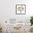 thumbnail image 3 of Stupell Industries Shabby Chic Summer Chinoiserie Vase Black Floating Frame Canvas Art, 18 x 18, by Carol Robinson, 3 of 8