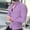 Purple, variant on Blmnix Big And Tall Shirts Men's Shirts Plaid Shirt Guide Oversized T-Shirts Long Sleeve Button Down Gray Collared Summer Shirt,XXL