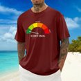 thumbnail image 3 of T Shirts for Man Pack Classic Breathable Round Neck Going Out Tee Solid Color Shirt Casual Short Sleeve Summer Basic Tops, 3 of 5