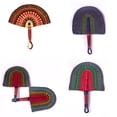 thumbnail image 2 of Wholesale (Bulk) Bolga Straw Woven Hand Fan, 2 of 6