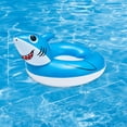 thumbnail image 5 of Bluescape Blue Shark Split Inflatable Swim Ring Pool Float for Kids, Ages 3 to 6, Unisex, 5 of 6