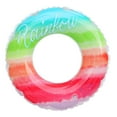 thumbnail image 3 of Rainbow Swimming Ring Rainbow Swimming Ring For Kids Summer Beach Inflatable Swim Ring Water Fun Party Toy, 3 of 8