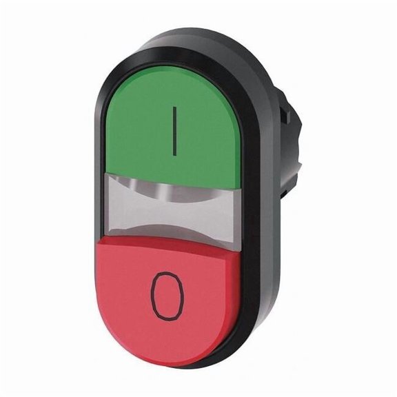 Siemens Multihead Operator,2 Heads,Round Shape 3SU1000-3BB42-0AK0