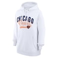 thumbnail image 2 of Women's G-III 4Her by Carl Banks  White Chicago Bears Filigree Logo Pullover Hoodie, 2 of 3
