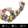 thumbnail image 3 of Picia Mouse Cheese Arm Sleeves for Men and Women - Tattoo Cover Up UPF 50+ Cooling Sports Sleeve for Basketball Golf Football-One Size, 3 of 8