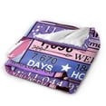 thumbnail image 2 of Wijzvio Gifts For 21th Birthday Throw Blanket Soft Fuzzy Fleece Blanket For Couch Bed Living Room Decoration 80"X60", 2 of 9