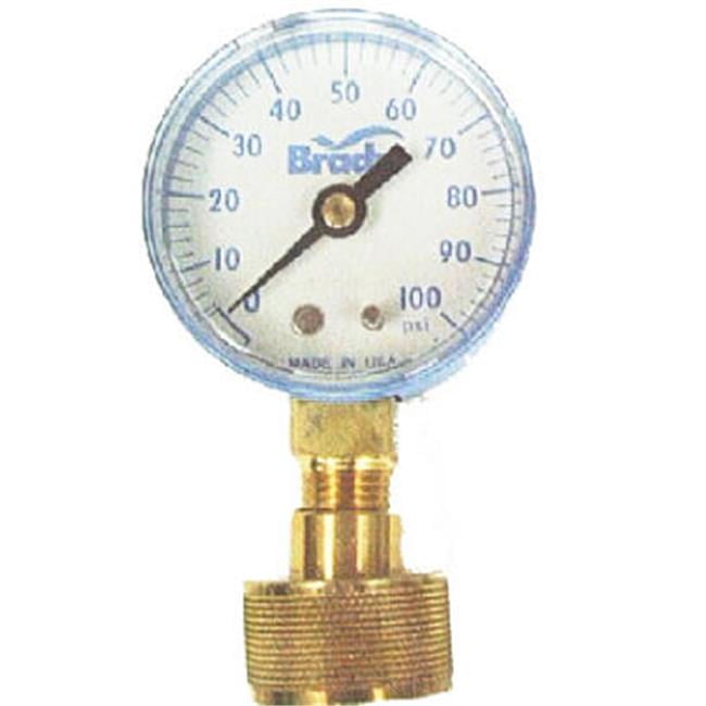 100 PSI WSPHG100 Water Pressure Test Gauge Quantity 1 