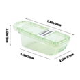 thumbnail image 2 of TopLLC Kitchen Accessories, Multifunctional Grater Five Cutting Tools Round Vegetable Chopper Vegetable Chopper Food Chopper With Container Vegetable Chopper With Container Vegetable cutter, 2 of 7