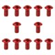 thumbnail image 5 of 12 piezas Bicicletas Pernos de freno de carbono Bicicleta de disco Bicicleta Rotor de freno Tornillos Rojo, 5 of 8