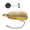 Bluegill Fire, variant on 6th Sense – Line Through Swim Jig Bass Fishing Lure with Tex-Posed Hook Rigging and Peg-X System