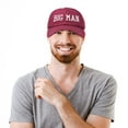 thumbnail image 5 of DALIX Big Man Little Man Hat Father Son Matching Cap Fun Gifts in Maroon, 5 of 7