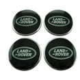thumbnail image 1 of Land Rover Black & Green Center Hub Alloy Wheel Caps 63mm Set Of 4 Pcs, 1 of 1