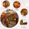thumbnail image 5 of Fall Scarecrows Table Cloth Waterproof Tablecloths, Autumn Thanksgiving Farm Pumpkins Fruit Tablecloth Dining Table Cover for Kitchen Party Tabletop Outdoor, Rectangle Tablecloth 60x120 Inch, 5 of 9