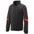 thumbnail image 2 of Augusta Adult Water Resistant Poly/Span Jacket BLACK/ ORANGE 3XL 3780, 2 of 2