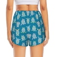 thumbnail image 4 of Haiem Sea Turtle Women's 2 in 1 Running Shorts - Lightweight Athletic Workout Gym Yoga Breathable Sports Shorts Liner with Phone Pockets-X-Large, 4 of 9