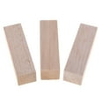 thumbnail image 1 of Bloques de madera para tallar y hacer manualidades, juego de 3/5 piezas, tilo natural 100 mm, 1 of 7