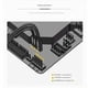 thumbnail image 3 of Interruptor de Computadora de Escritorio, Placa Base de PC, BotóN de Encendido/Apagado de Arranque Externo, Cable de ExtensióN para BotóN de Bricolaje, Negro y Plateado, 3 of 5