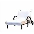 thumbnail image 3 of Linum Home Textiles CL00-SNP Standard Size Chaise Lounge Cover - White, 3 of 4