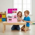 thumbnail image 6 of Compact Mini Kitchen Play Set with Realistic Design Refrigerator and Accessories Indoor Pretend Cooking Toy for Imaginative Role Play Activity Promotes Interactive Learning and Fun, 6 of 6