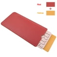 thumbnail image 1 of Étui Housse Clavier en Cuir PU pour Clavier Sans Fil Bluetooth Multi-Appareils Logitech K380, Housse Clavier Logitech K380 pour Mac - Peau - Jaune + Rouge, 1 of 7