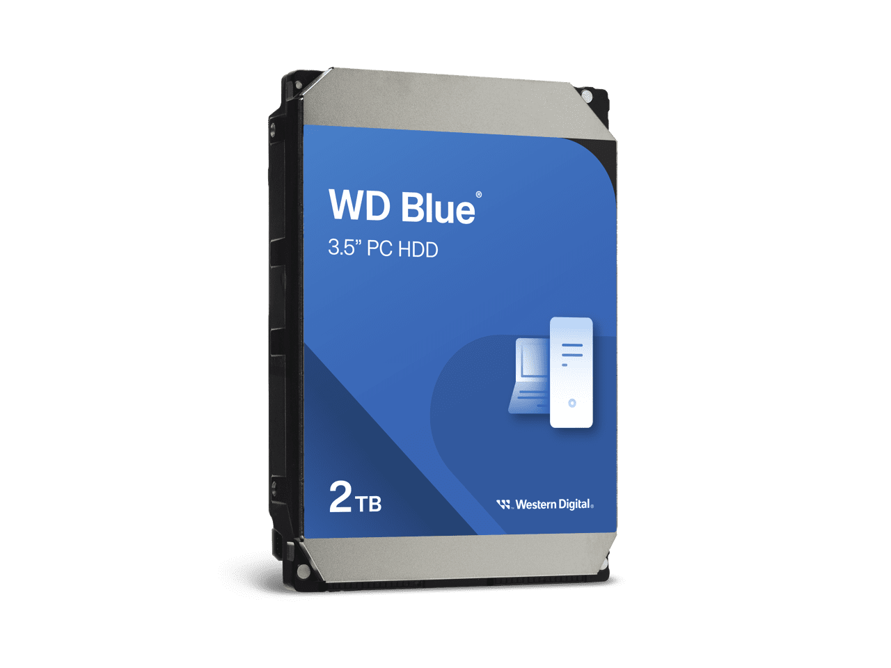 WD Blue 2TB Internal Storage HDD - 5400 RPM SATA 6Gb/s 64MB Cache