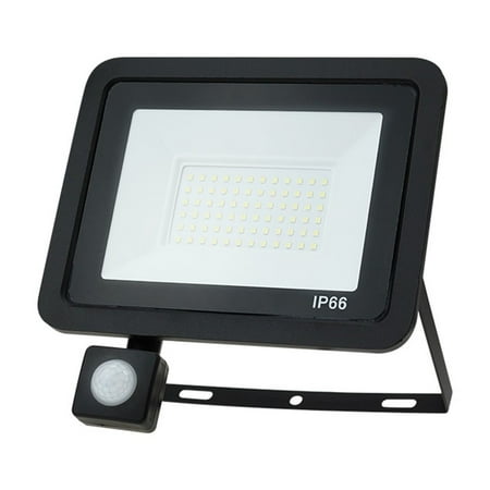 

Led Floodlight PIR Motion Sensor LED Floodlight Reflector Waterproof IP66 30w 50w 100w Spotlight Wall Outdoor Lighting -------- Waterproof