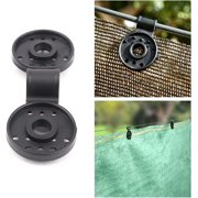 Durable Sunshade Net Clip Garden Tools Greenhouse Shade Cloth Fix Clamp Plastic Grommet Fence Netting Installation Hook Garden Plant Support