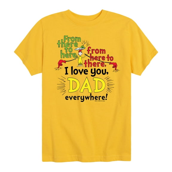 Green Eggs and Ham Fathers Day - Love You Dad Everywhere - Toddler And Youth Short Sleeve Graphic T-Shirt
