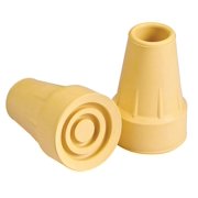 Carex Standard 3/4" to 7/8" Crutch Tips, Tan