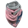 thumbnail image 1 of Women  Feather Vintage Print Boho Scarf  Shawls Wraps Winter Warm Scarves, 1 of 4