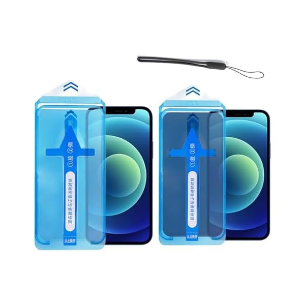 wonima11 Envisagem Screen Protector For iPhone 15 14 13 12 Pro Max, Invisible Artifact Screen Protector - Dust Free Without Bubbles, Easy to Install (HD+Anti-Peeping,for iPhone15 Pro Max)