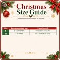 thumbnail image 4 of AWZXDE Toddler Crew Socks 3D Plush Christmas Tree Decor Crew Socks For Girls Red Cable Knit Soft Warm Socks For Holiday Party Family Photos And Daily Indoor Wear, 4 of 6