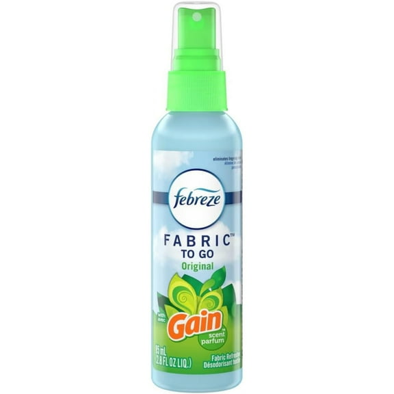 Febreze Odor-Fighting Fabric Refresher To Go Gain Original Scent, 2.8 oz. Spray