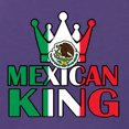 thumbnail image 5 of Wild Bobby Mexican King Latin Pride Women Slim Fit Junior Tee, Purple Rush, Large, 5 of 5