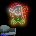 thumbnail image 2 of Handmadetneonsign Gingerbread Neon Sign, Cookies Christmas Wall Art, Merry Christmas Home Wall Decor 047404, 2 of 5